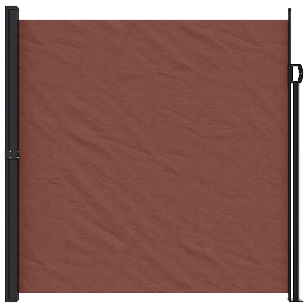 Bočna tenda na uvlačenje smeđa 200 x 500 cm