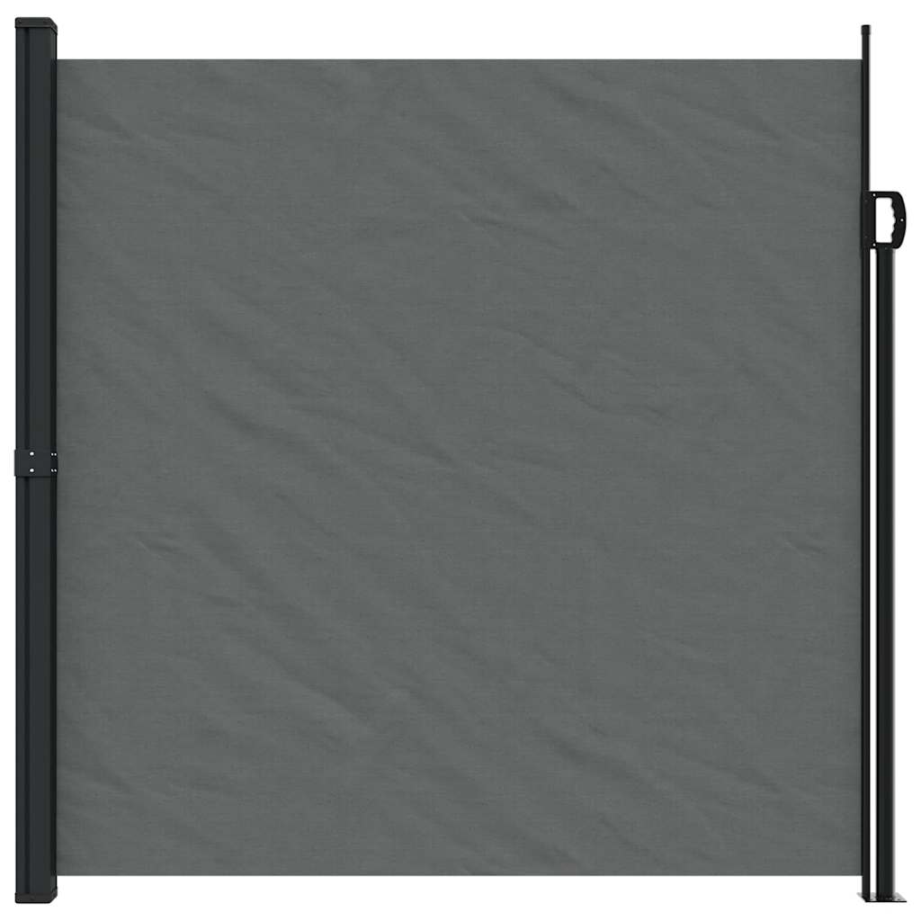 Bočna tenda na uvlačenje 200 x 500 cm antracit