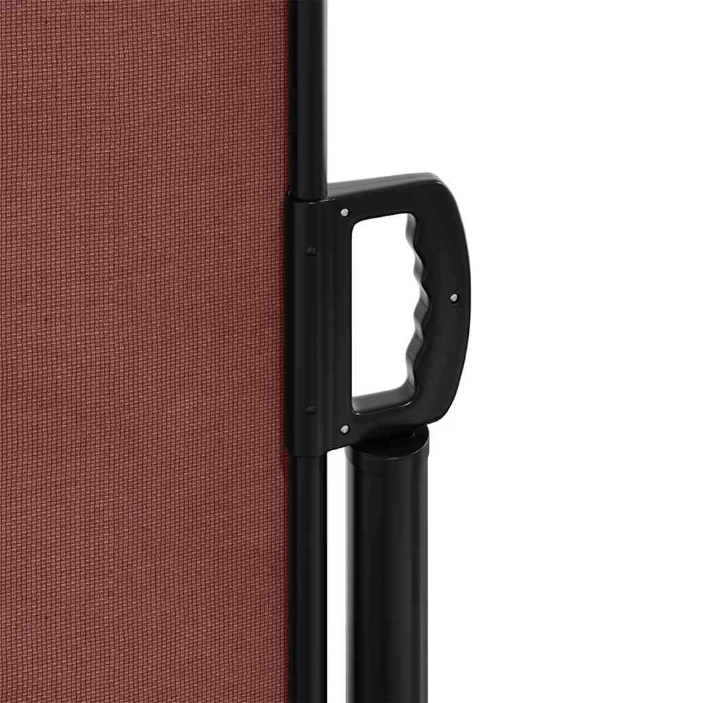 Bočna tenda na uvlačenje smeđa 220 x 500 cm