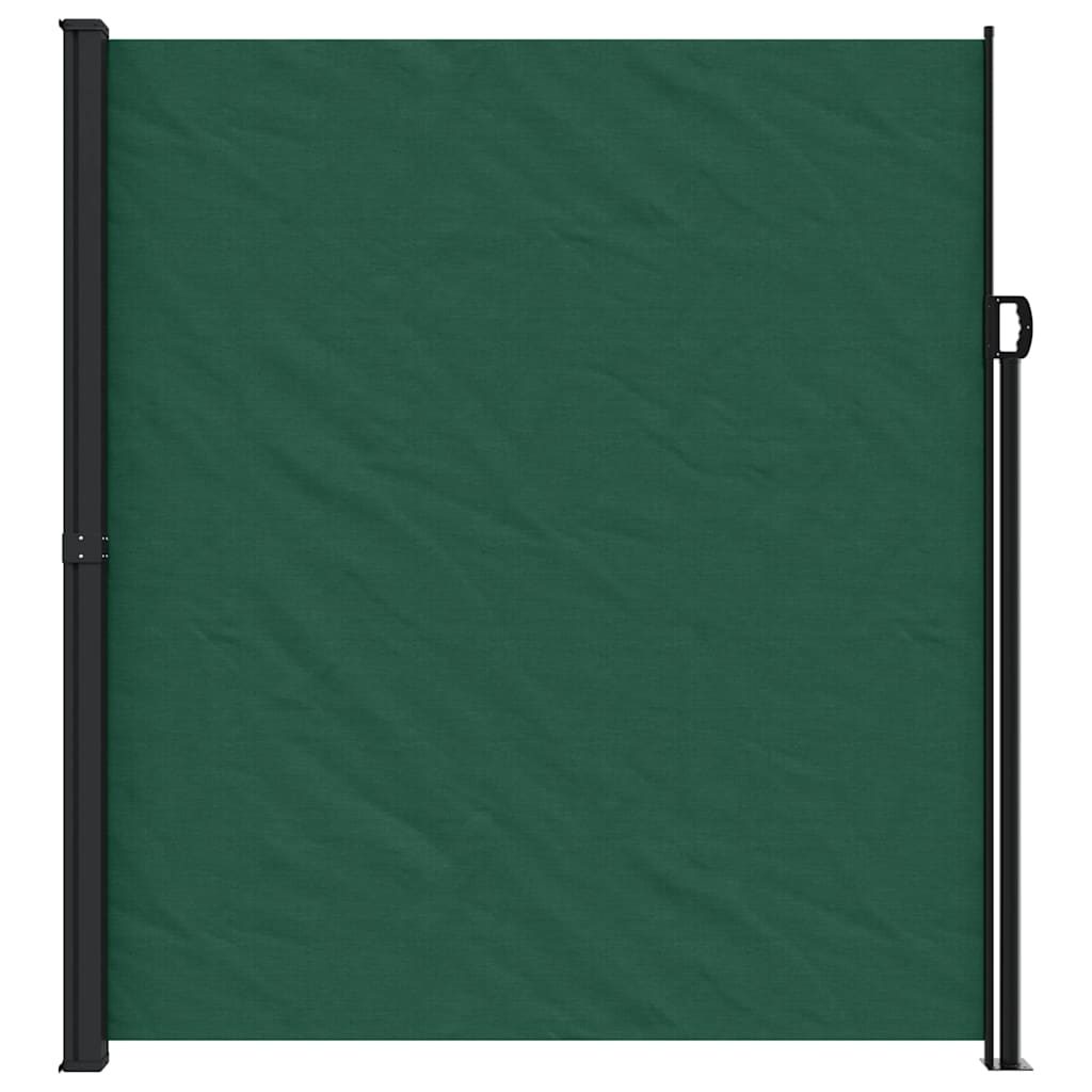Bočna tenda na uvlačenje tamnozelena 220 x 500 cm