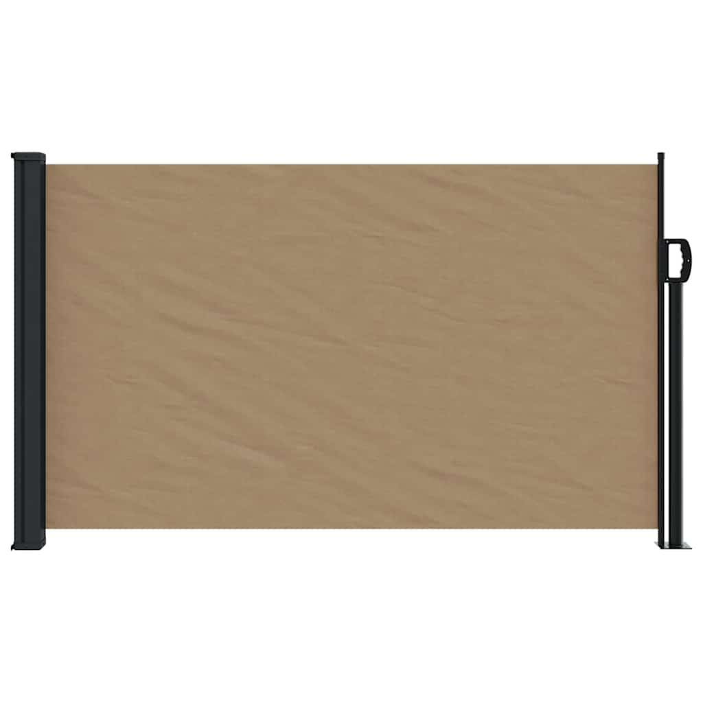 Uvlačiva bočna tenda 120 x 600 cm smeđesiva