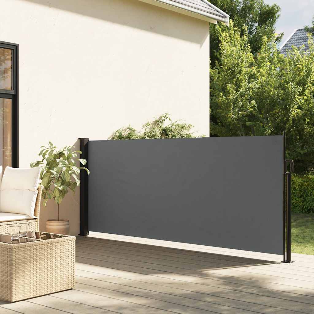 Uvlačna bočna tenda antracit boje 120x600 cm