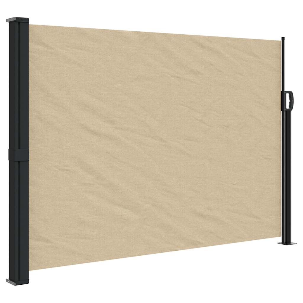 Uvlačiva bočna tenda bež 140 x 600 cm