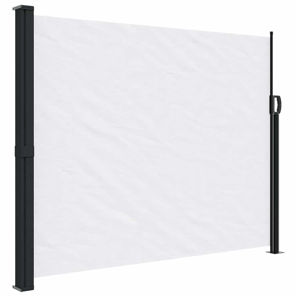Uvlačiva bočna tenda bijela 160 x 600 cm