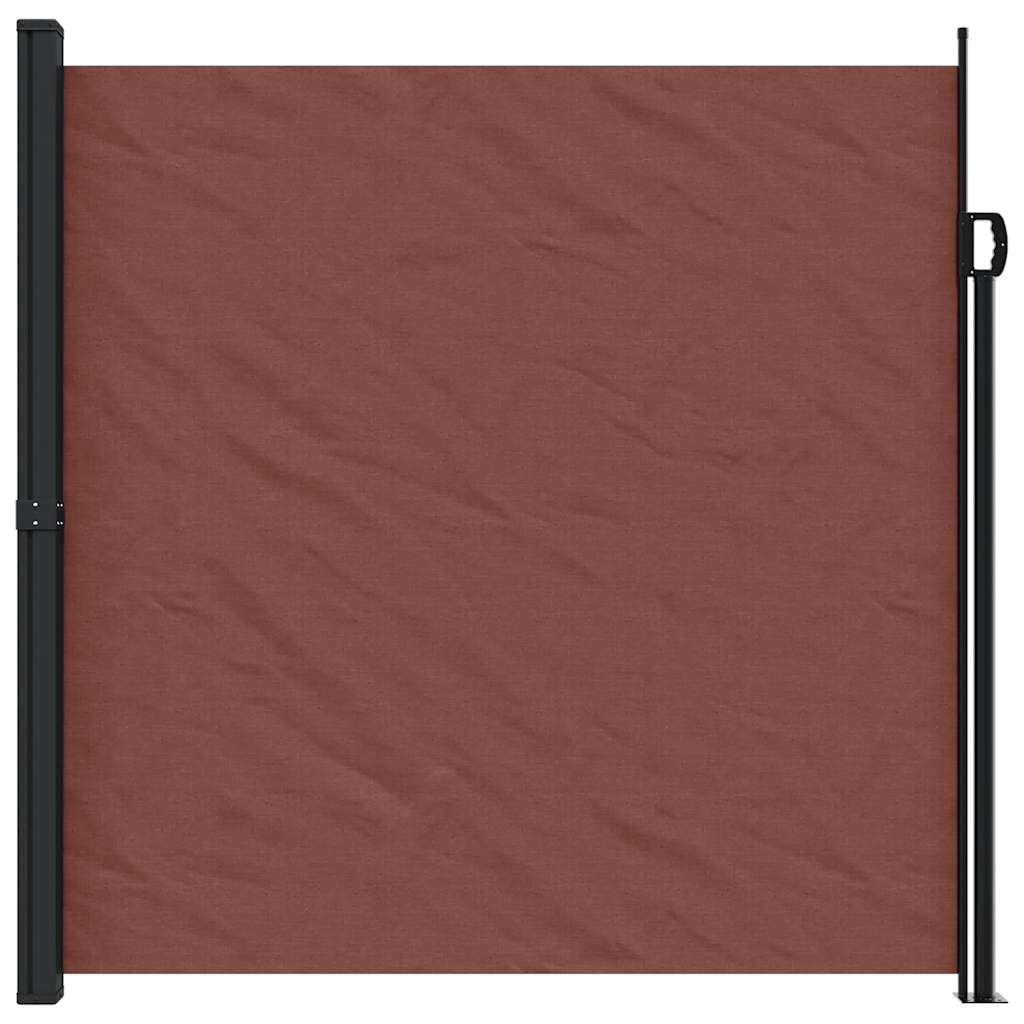 Bočna tenda na uvlačenje smeđa 200 x 600 cm