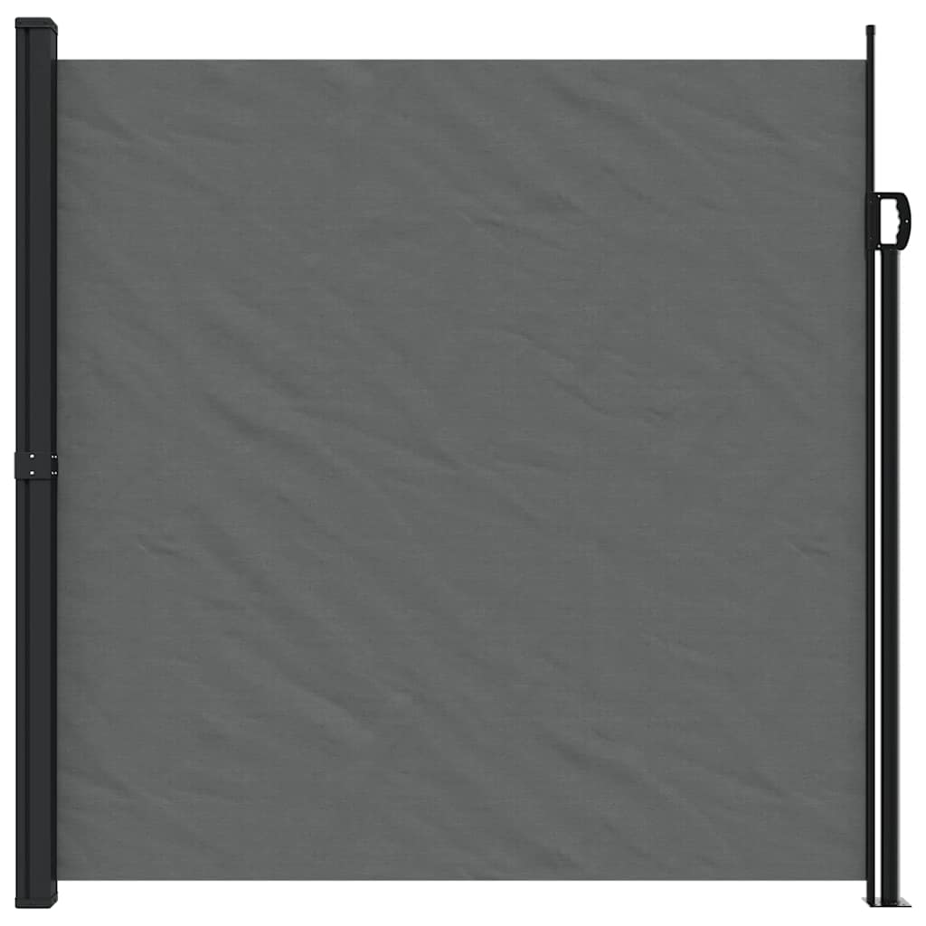 Bočna tenda na uvlačenje antracit 200 x 600 cm