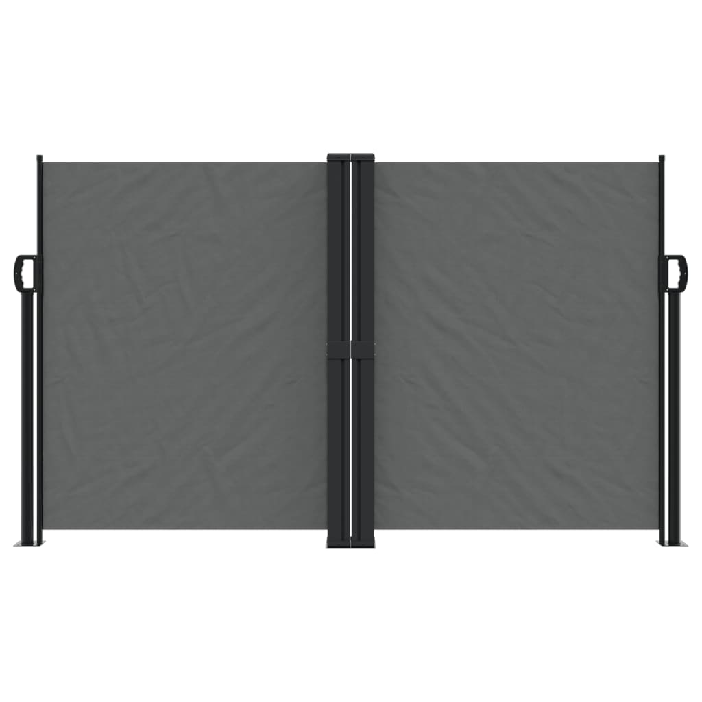 Uvlačiva bočna tenda 140 x 600 cm antracit