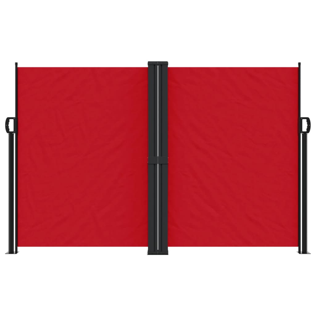 Uvlačiva bočna tenda 160 x 600 cm crvena