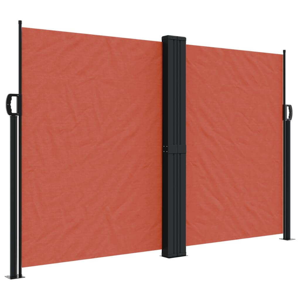 Uvlačiva bočna tenda terakota 160 x 600 cm