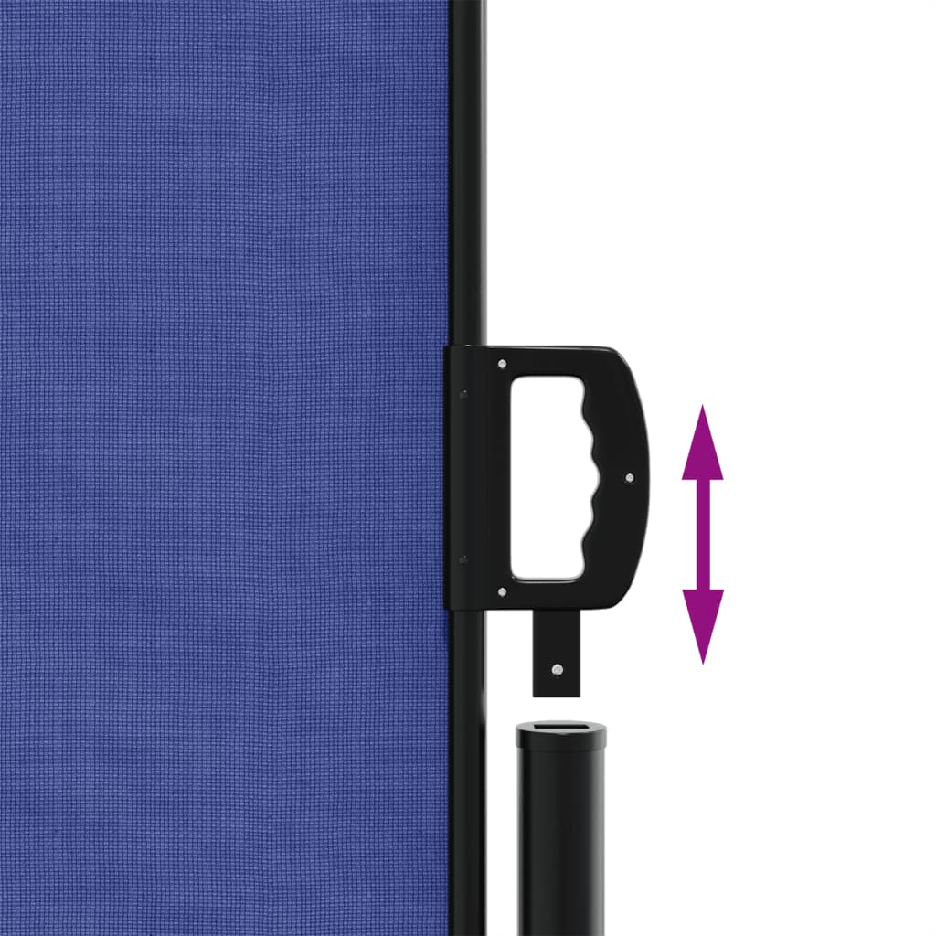Bočna tenda na uvlačenje plava 220x600 cm