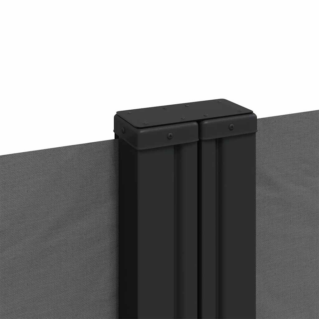 Uvlačiva bočna tenda 100 x 1000 cm antracit