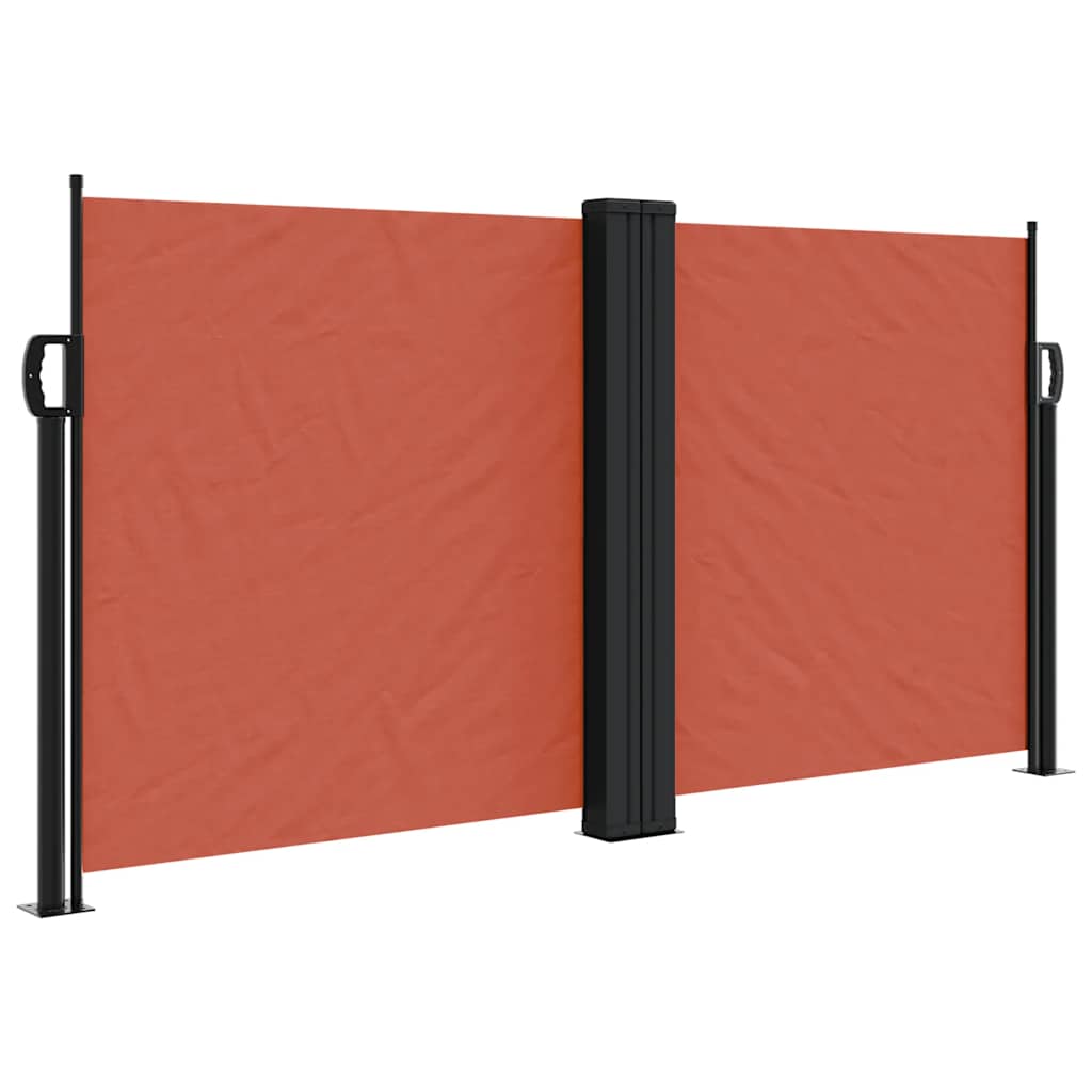 Uvlačiva bočna tenda 120 x 1000 cm terakota