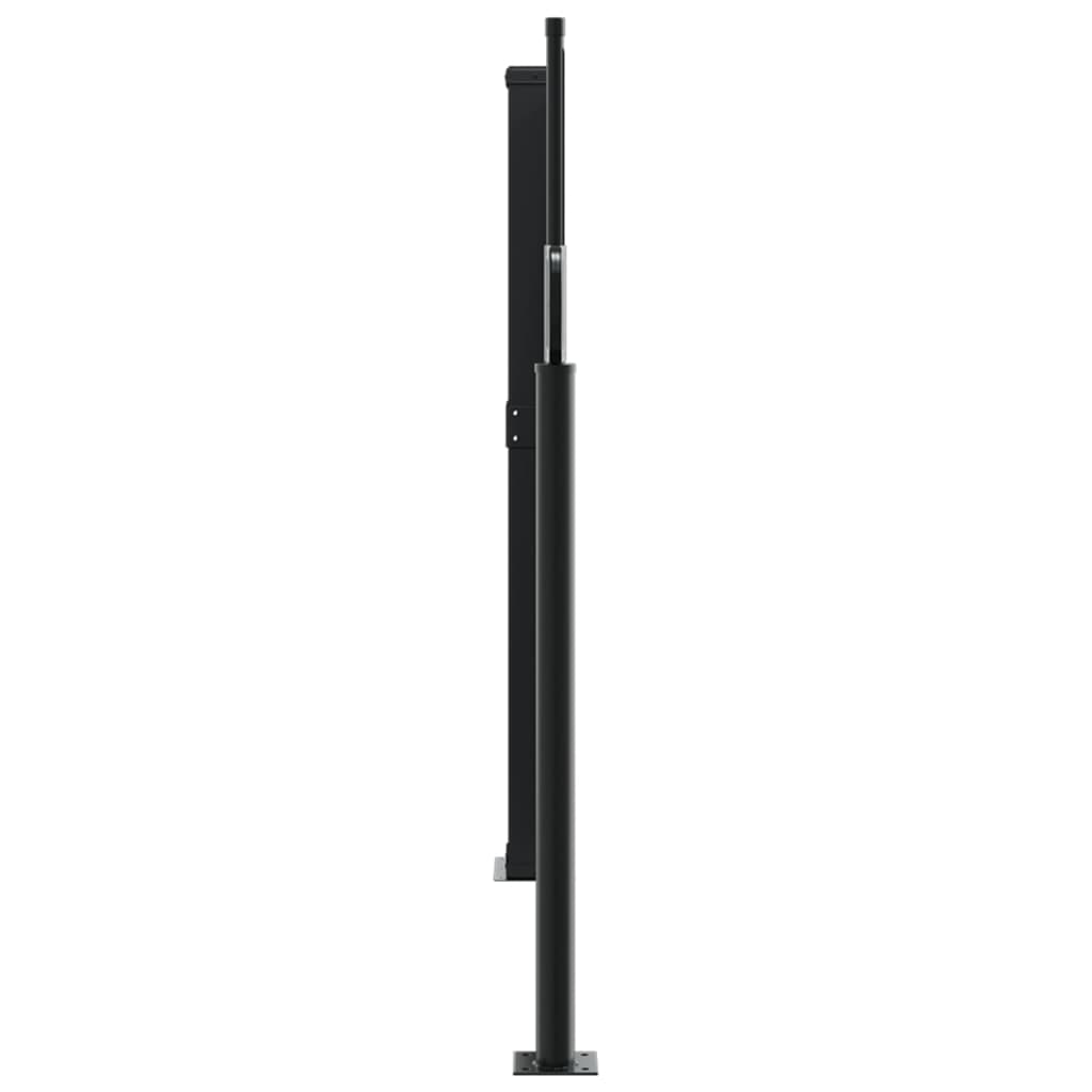 Uvlačiva bočna tenda 140 x 1000 cm antracit