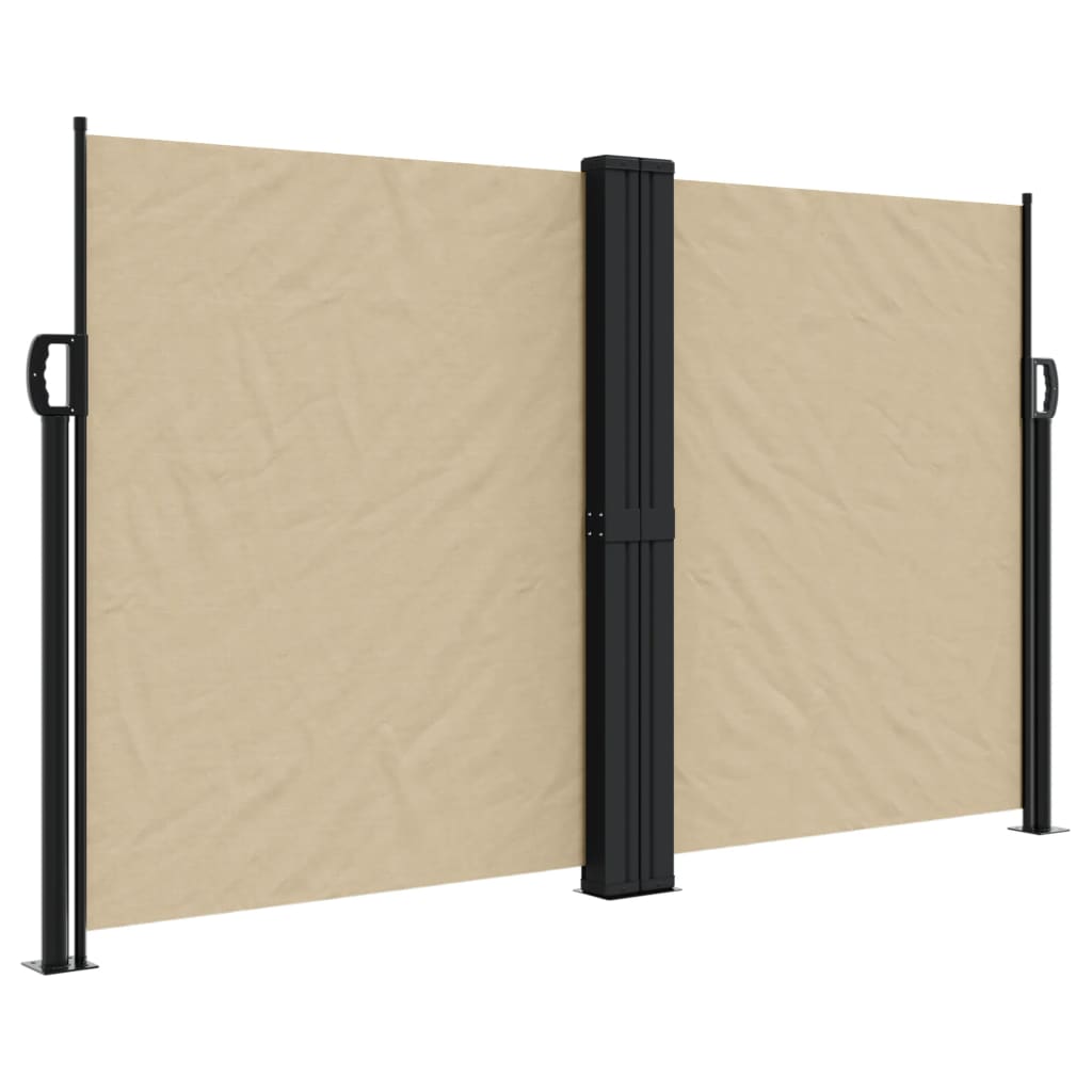 Uvlačiva bočna tenda 140 x 1000 cm bež