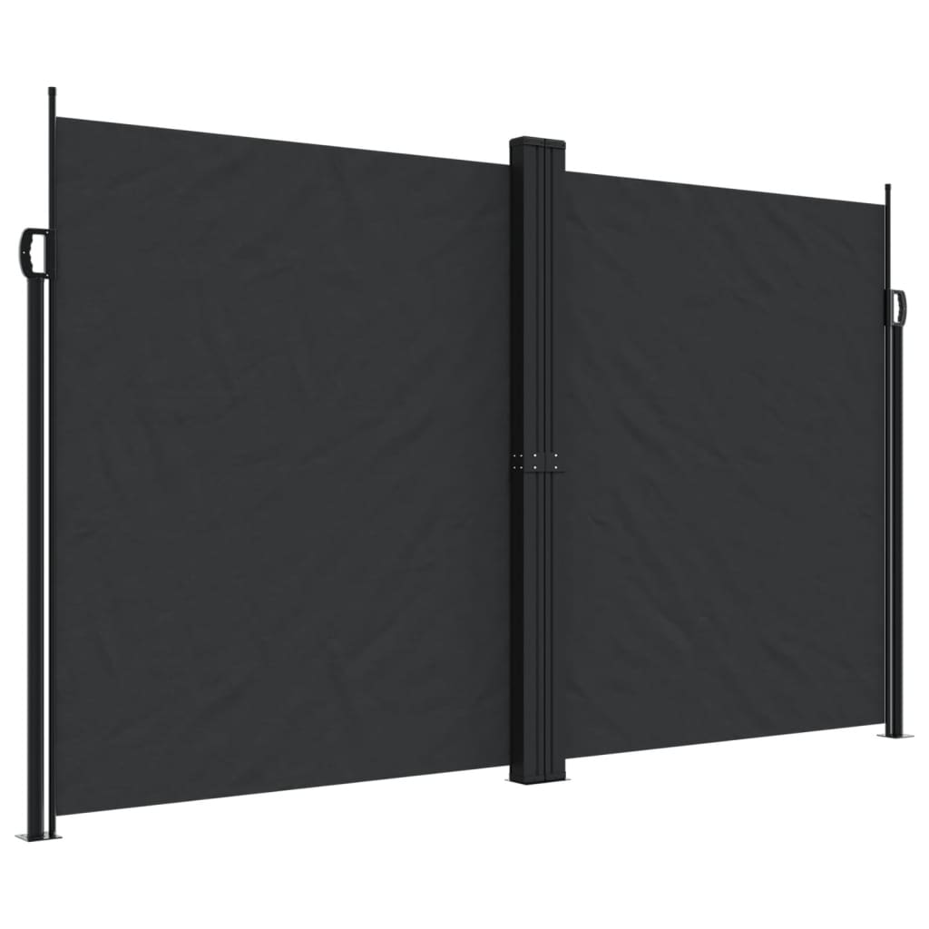 Bočna tenda na uvlačenje crna 200x1000 cm