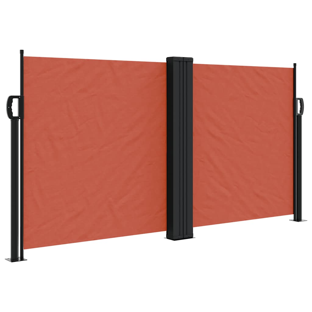 Bočna tenda na uvlačenje terakota 120 x 1200 cm