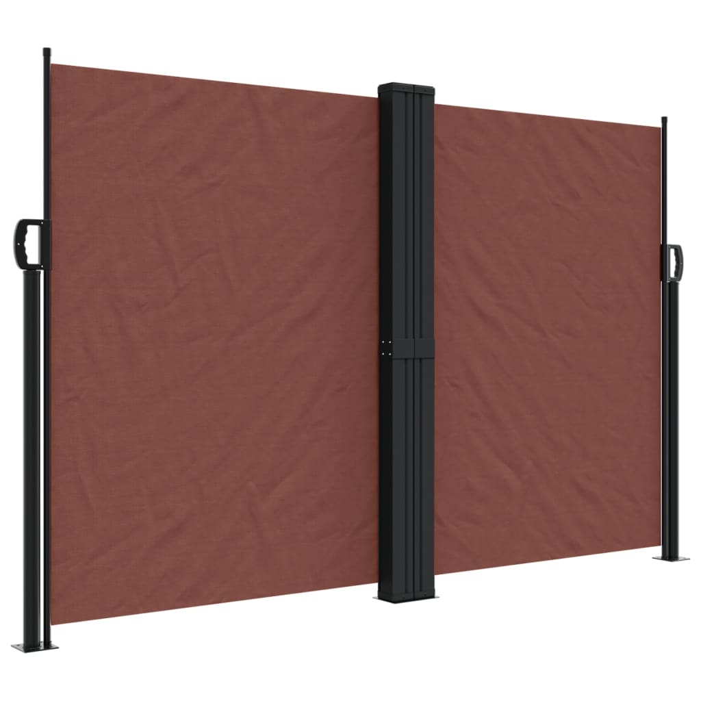 Bočna tenda na uvlačenje smeđa 160 x 1200 cm