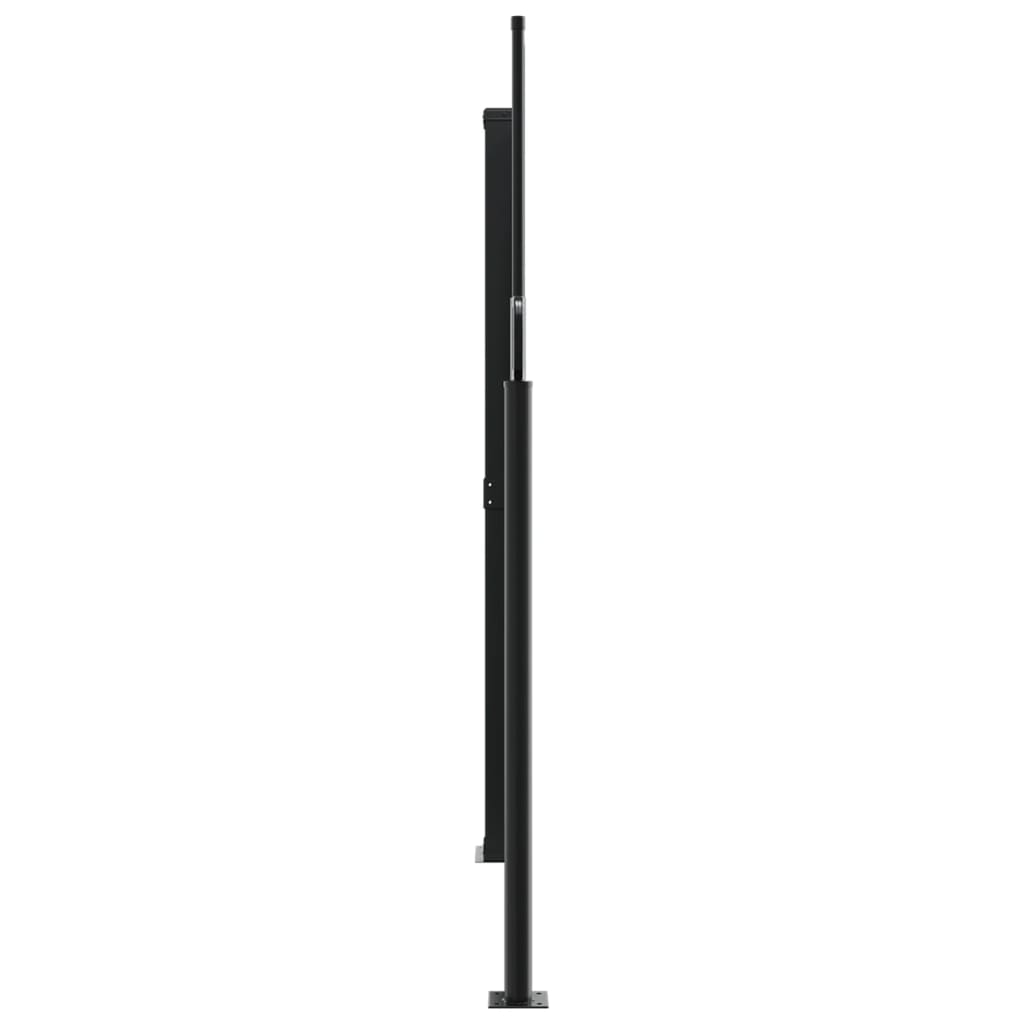 Bočna tenda na uvlačenje smeđa 160 x 1200 cm