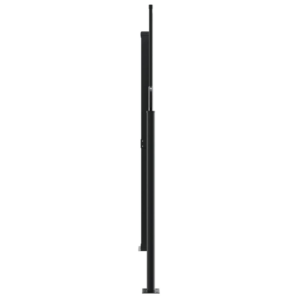 Bočna tenda na uvlačenje smeđesiva 160x1200 cm