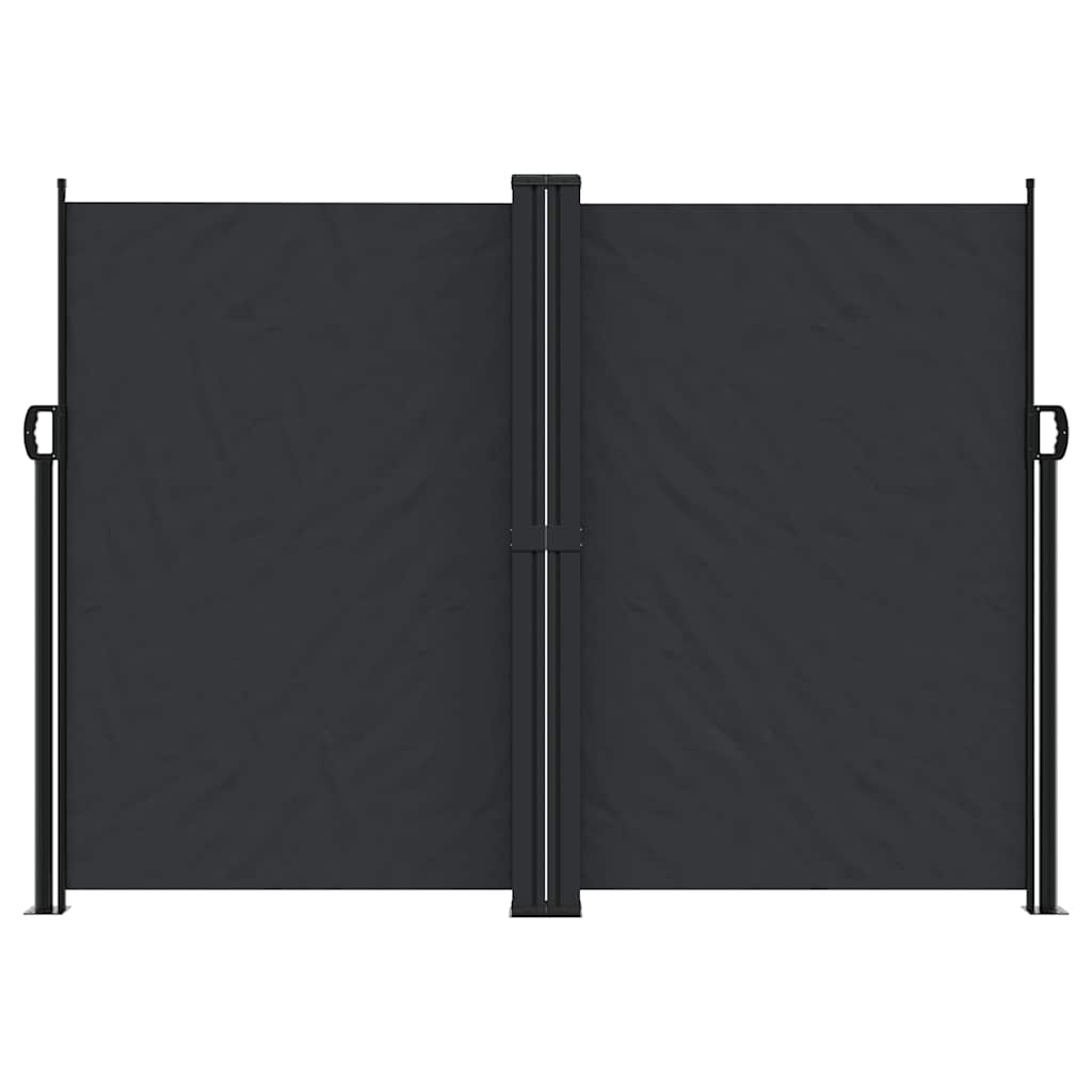 Bočna tenda na uvlačenje crna 180 x 1200 cm
