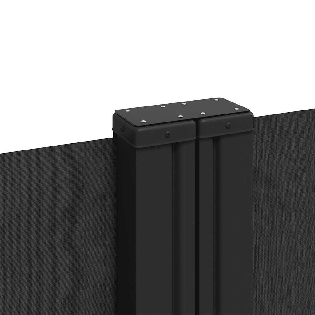 Bočna tenda na uvlačenje crna 220 x 1200 cm