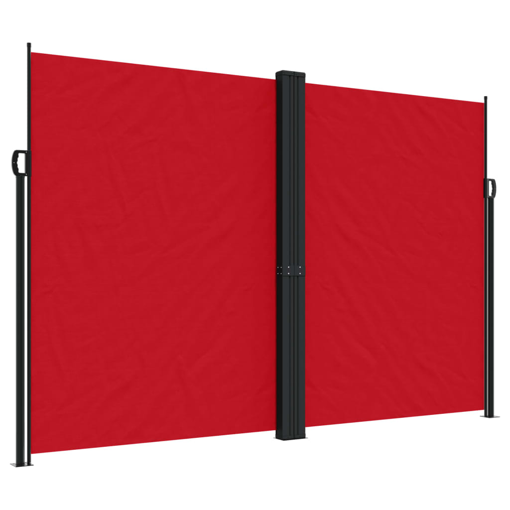 Bočna tenda na uvlačenje crvena 220 x 1200 cm