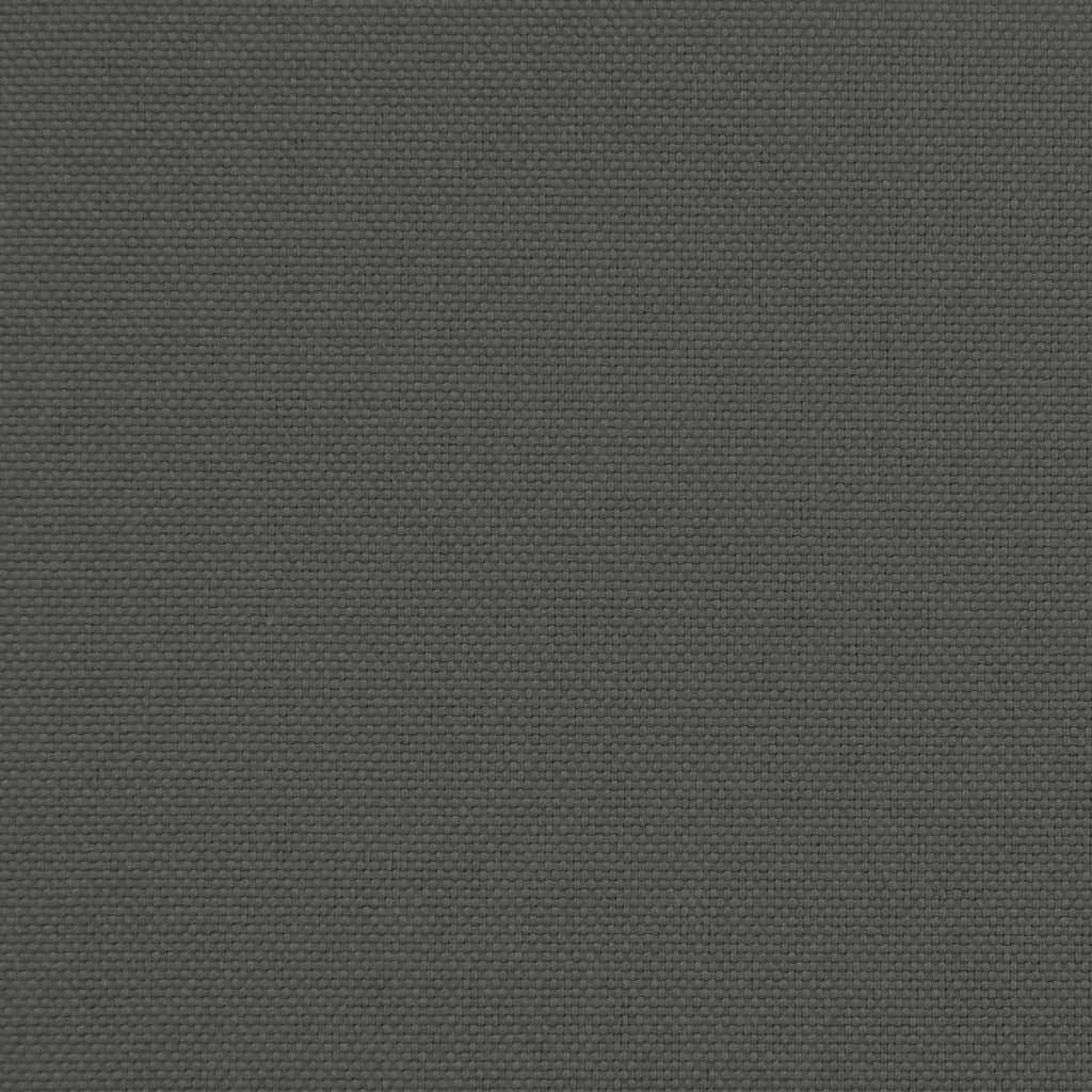 Vrtni suncobran s čeličnom šipkom LED antracit 225x225x212 cm