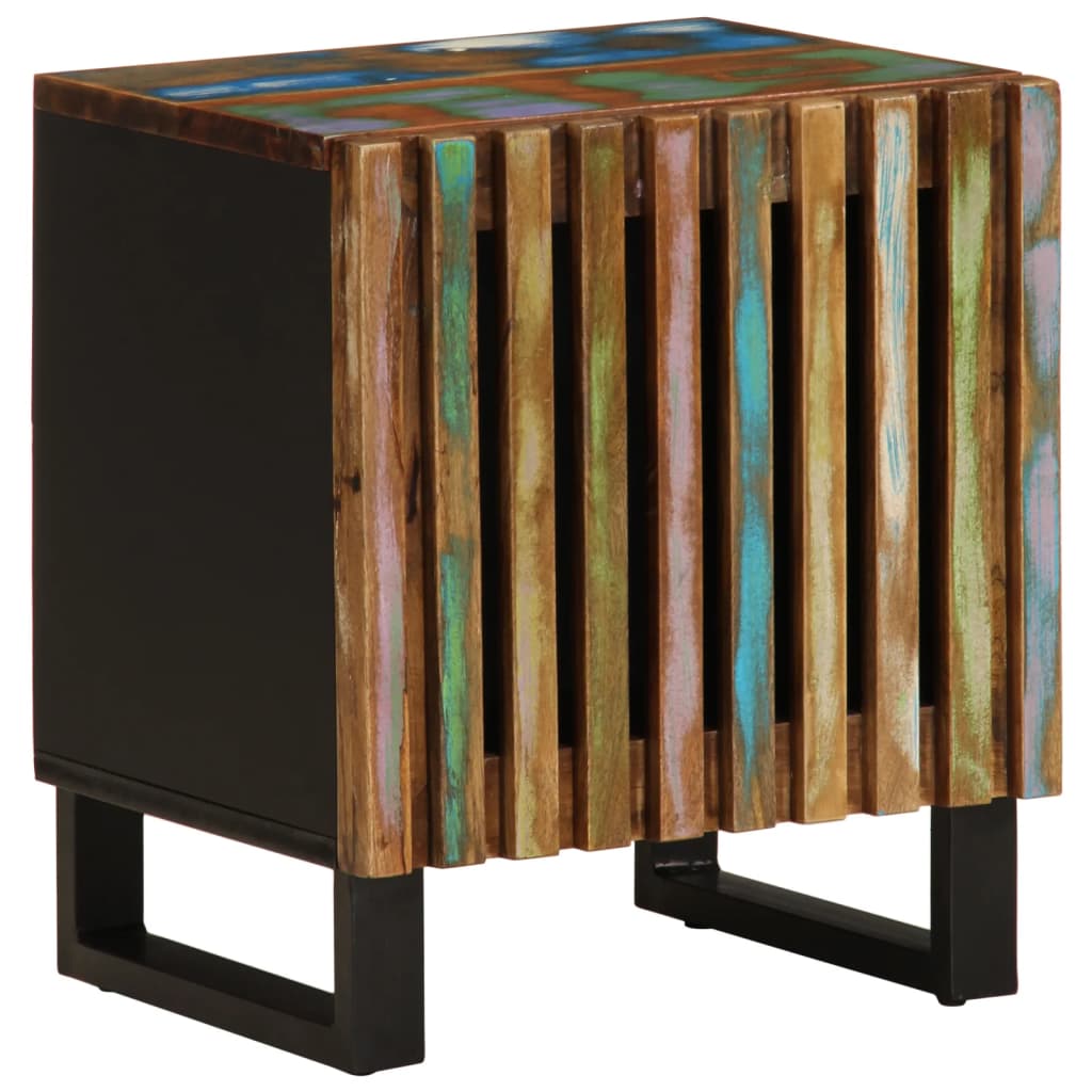 Noćni ormarići 2 kom 40x34x46 cm od masivnog obnovljenog drva