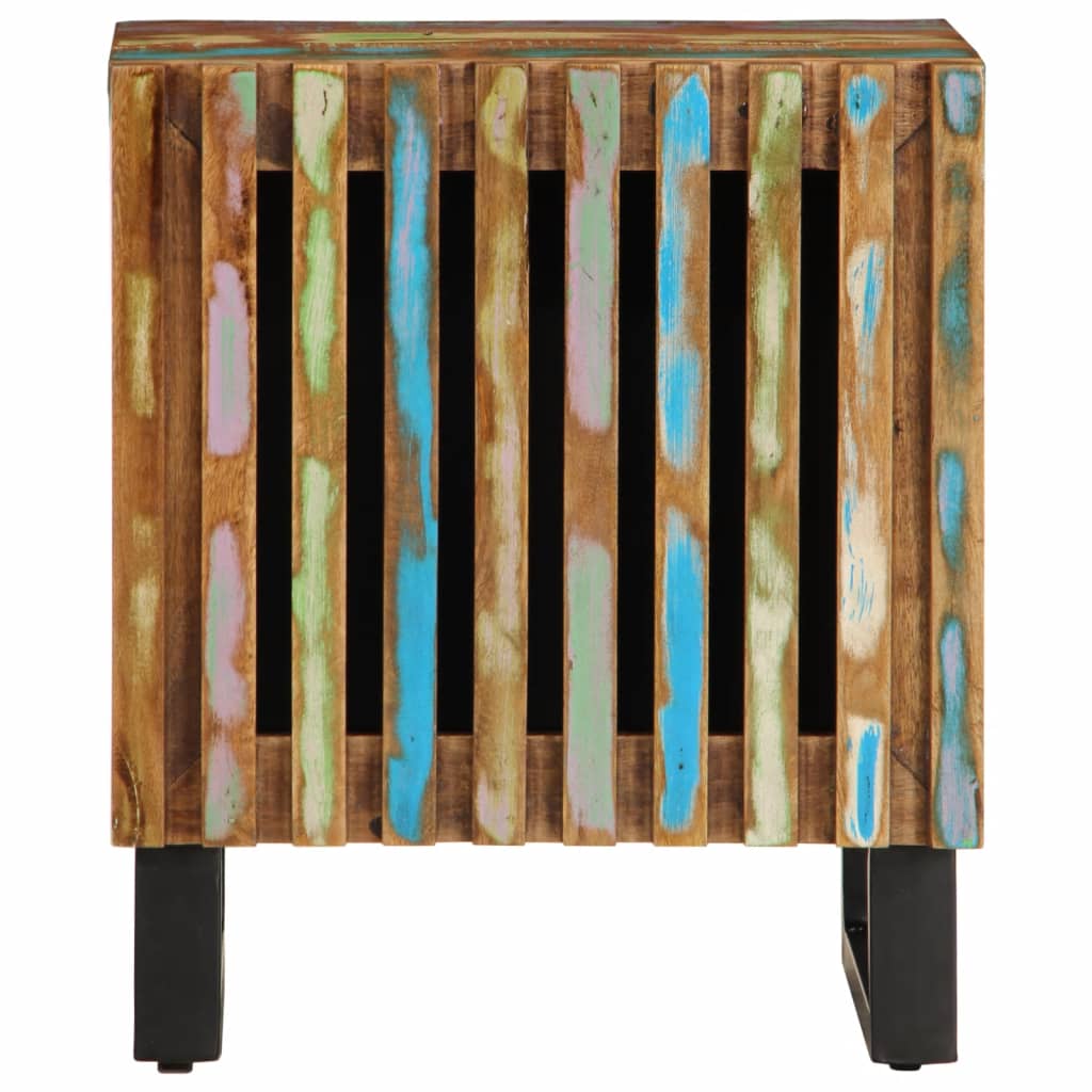 Noćni ormarići 2 kom 40x34x46 cm od masivnog obnovljenog drva