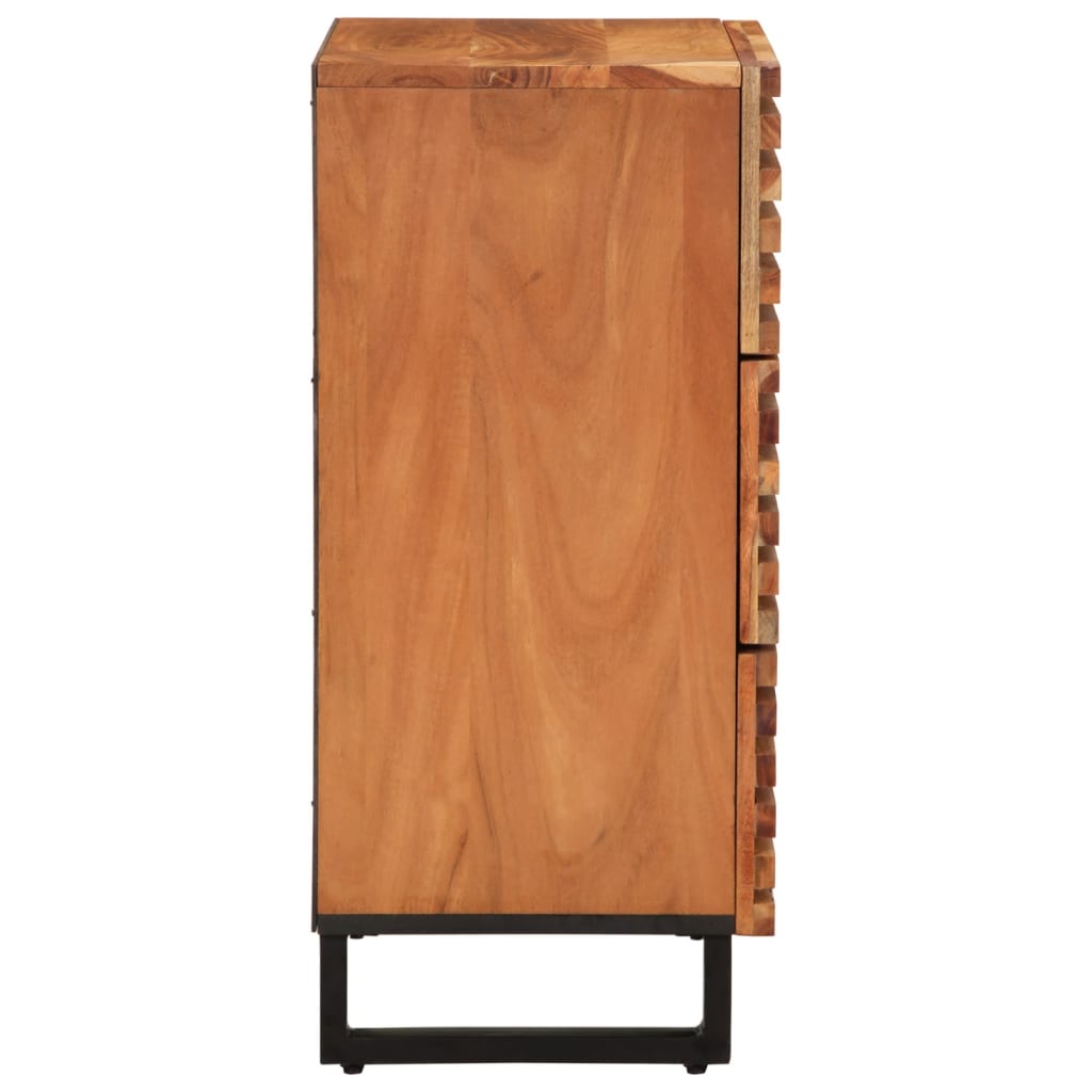 Komoda od masivnog drva bagrema 60 x 34 x 75 cm