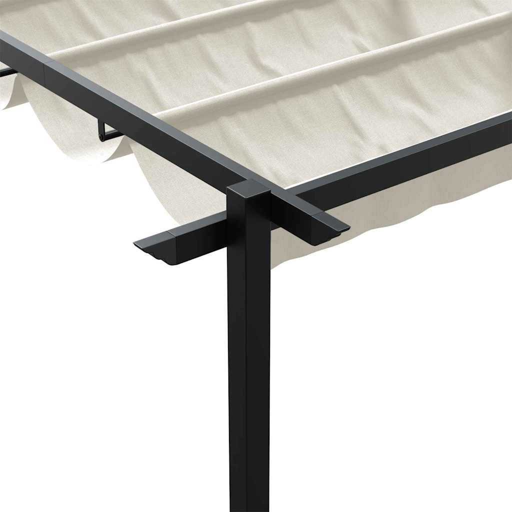Gazebo Krema 400 x 300 x 200 cm Poliester