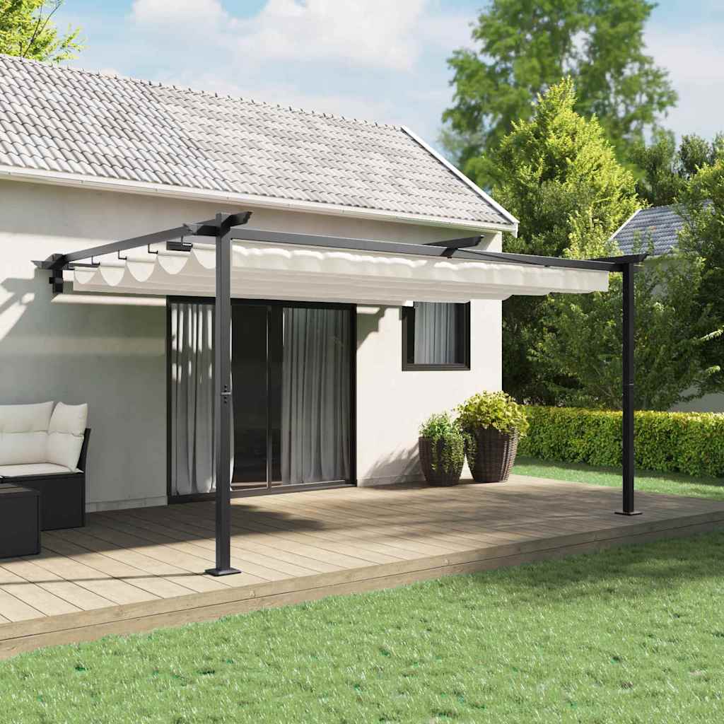 Gazebo Krema 400 x 300 x 200 cm Poliester