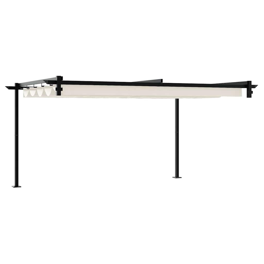Gazebo Krema 400 x 300 x 200 cm Poliester