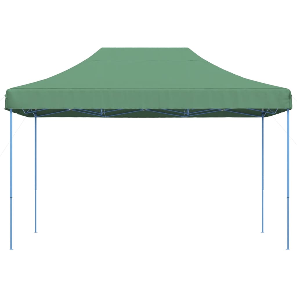 Sklopivi prigodni šator za zabave zeleni 410 x 279 x 315 cm