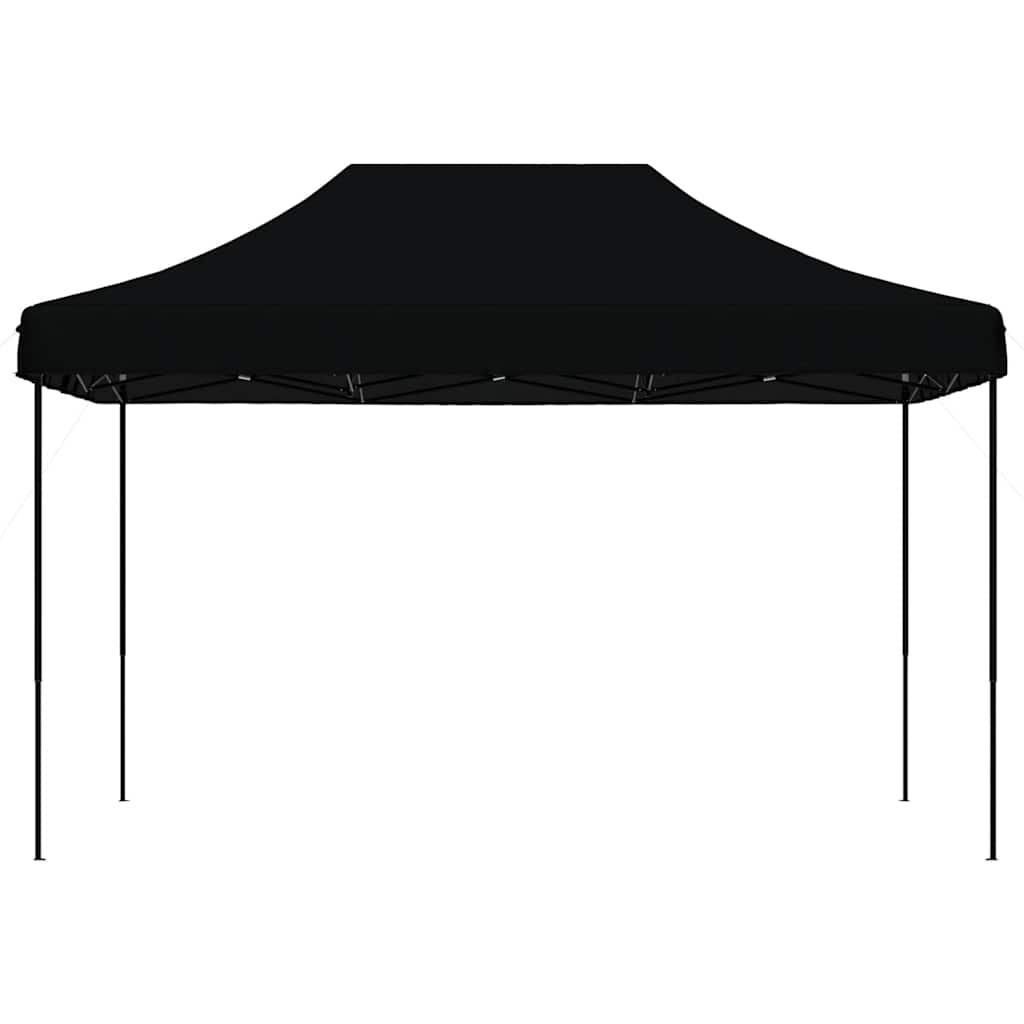 Sklopivi prigodni šator za zabave crni 410 x 279 x 315 cm
