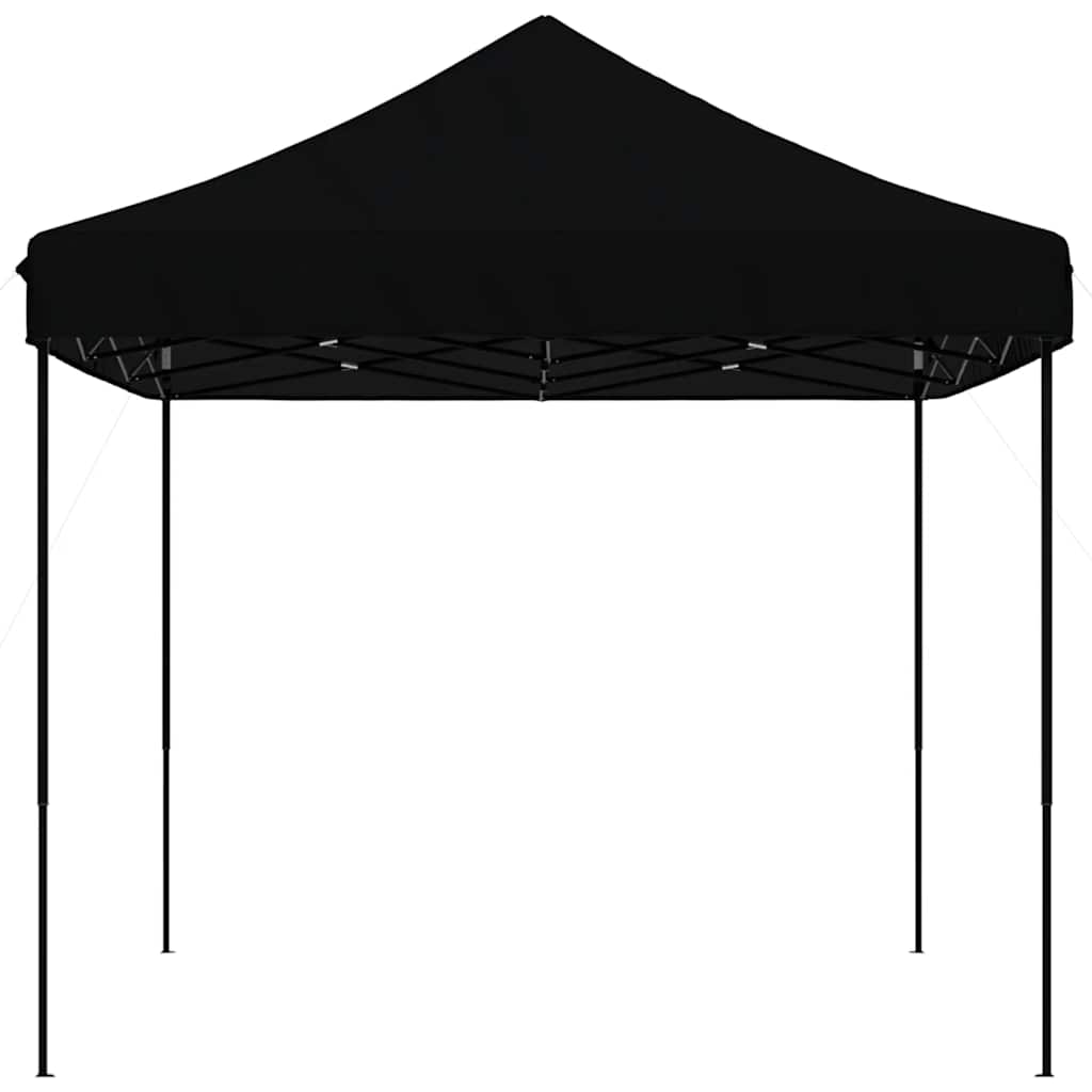 Sklopivi prigodni šator za zabave crni 410 x 279 x 315 cm