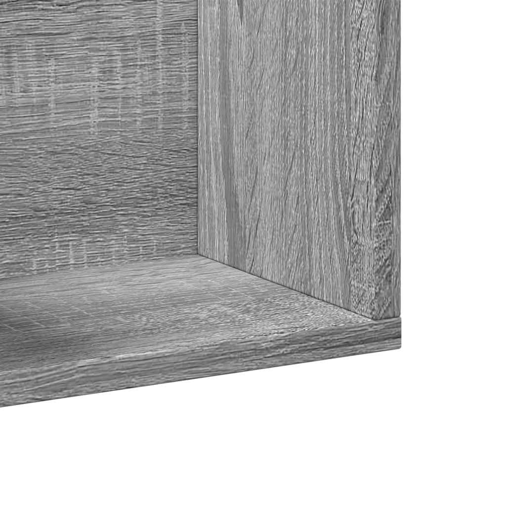 Zidni ormarići siva sonome 75x18x16,5cm konstruirano drvo