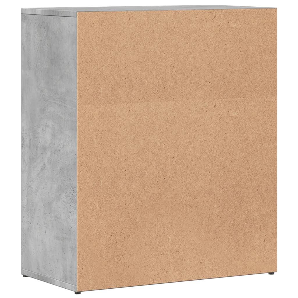 Komoda beton siva 60 x 31 x 70 cm od konstruiranog drva