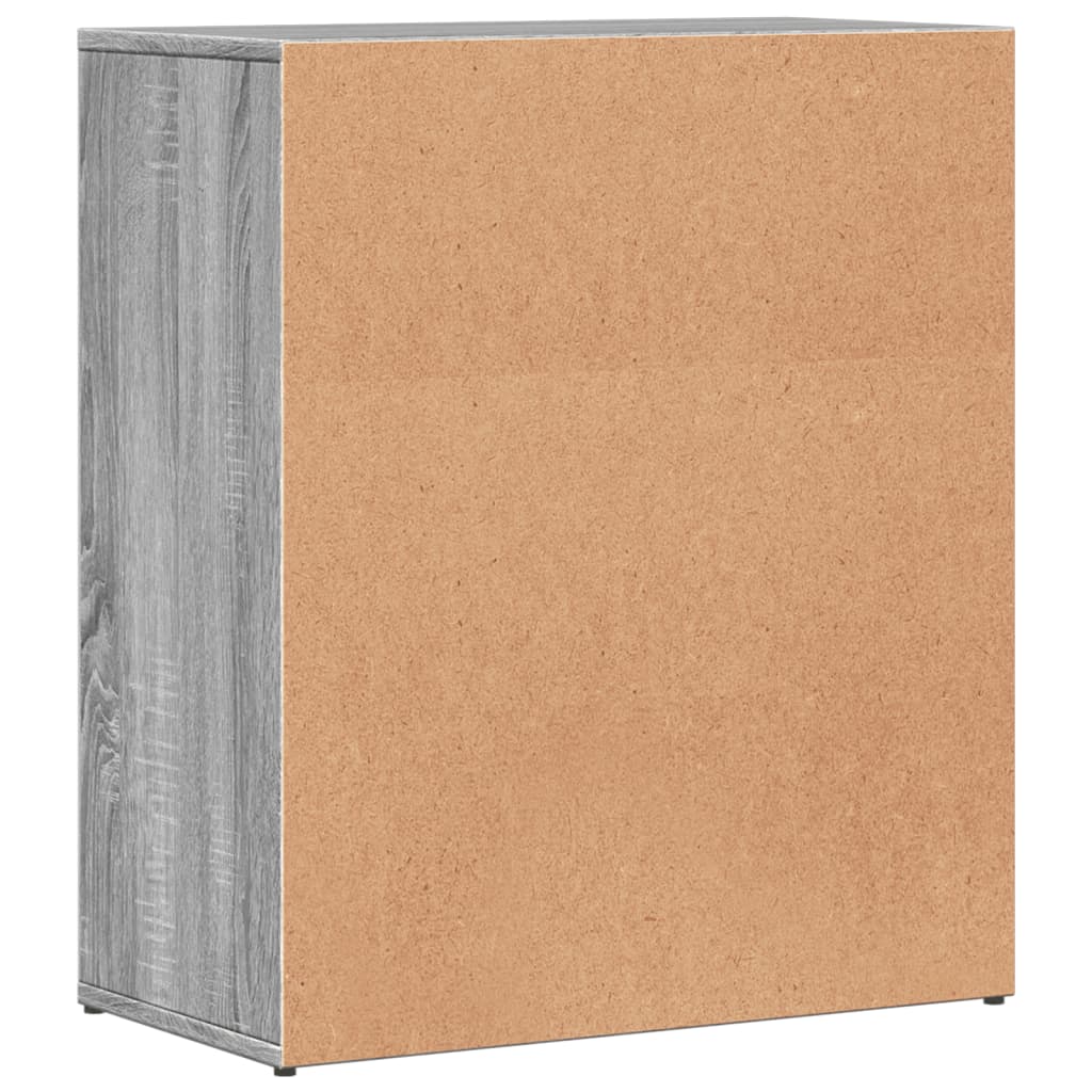 Komoda siva boja hrasta 60x31x70cm od konstruiranog drva