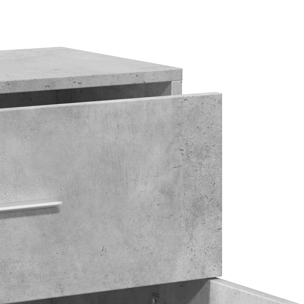 Komoda beton siva 60 x 31 x 70 cm od konstruiranog drva
