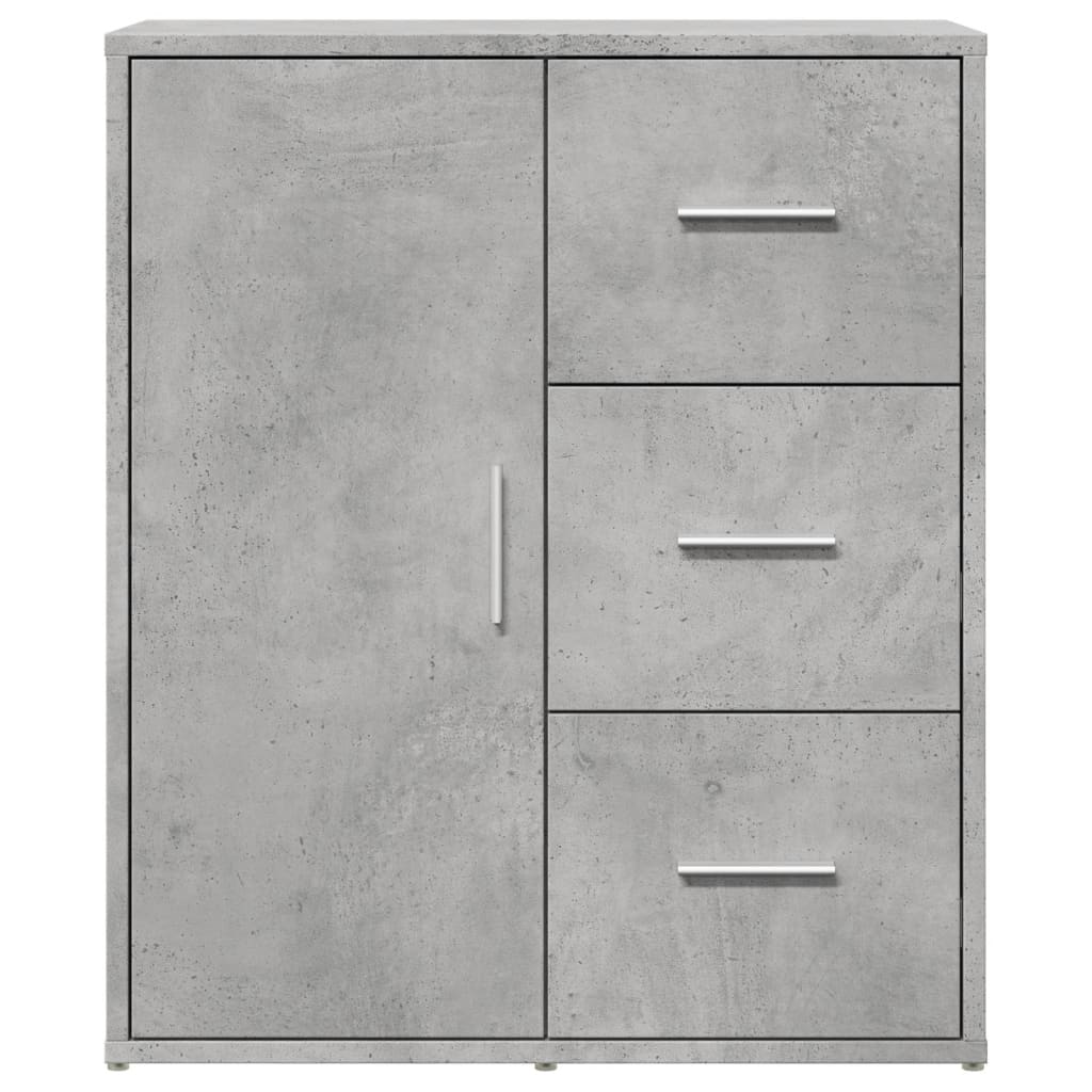 Komoda beton siva 60 x 31 x 70 cm od konstruiranog drva
