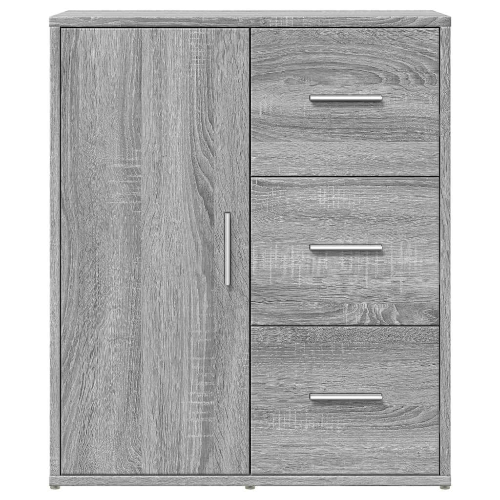 Komoda siva boja hrasta 60x31x70cm od konstruiranog drva