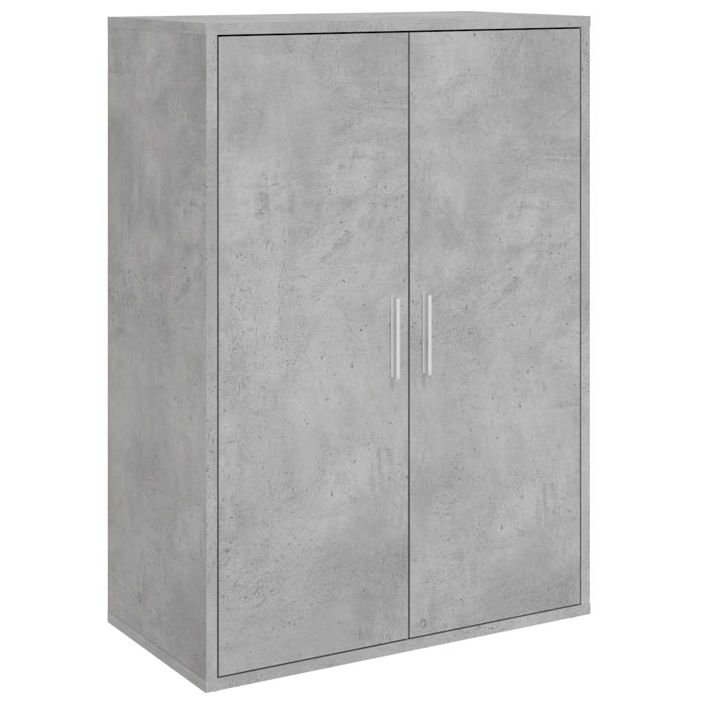 Komoda siva boja betona 60x31x84 cm od konstruiranog drva