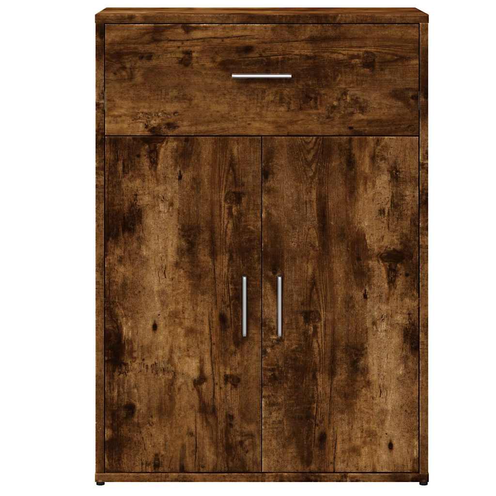 Komoda boja dimljenog hrasta 60x30x84 cm konstruirano drvo