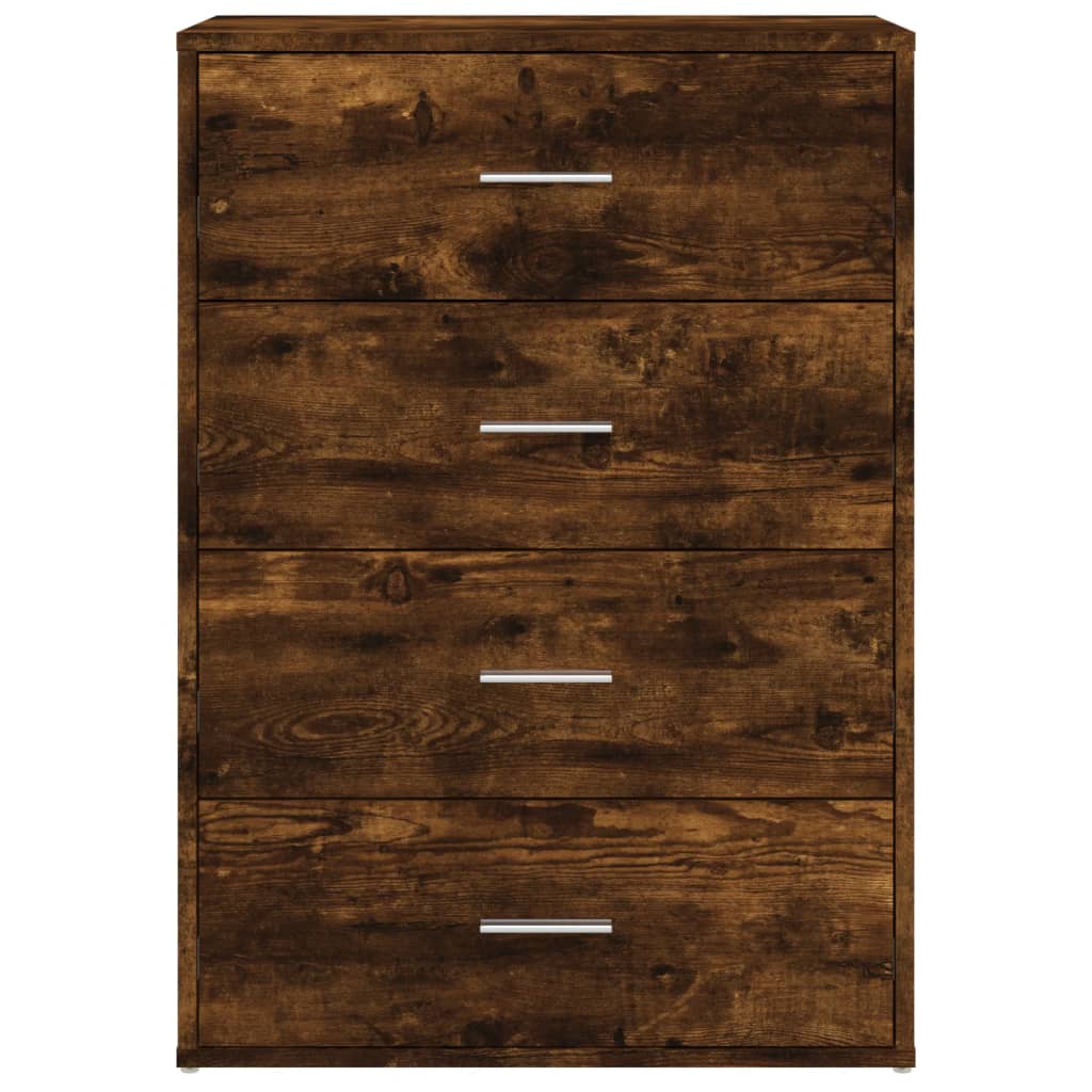 Komoda boja dimljenog hrasta 60x31x84 cm konstruirano drvo