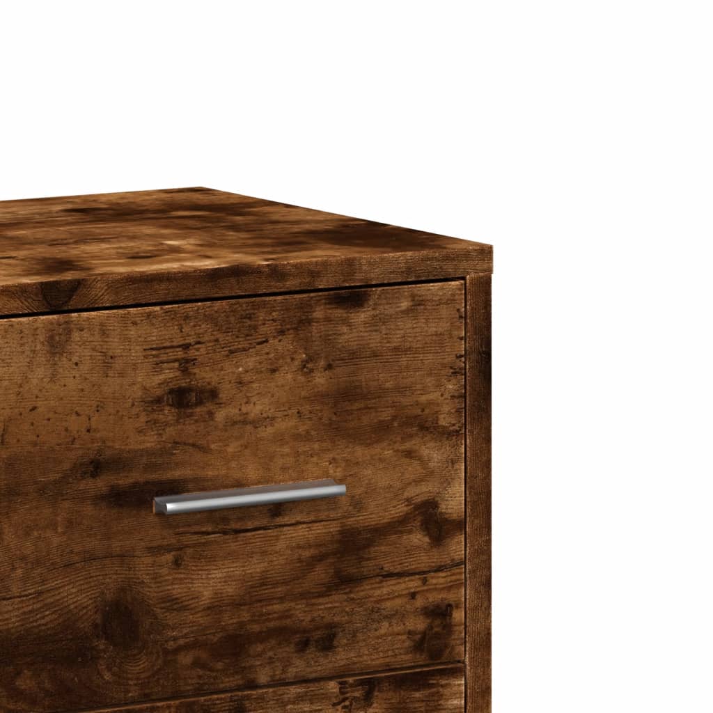 Komoda boja dimljenog hrasta 60x31x84 cm konstruirano drvo Smeđa