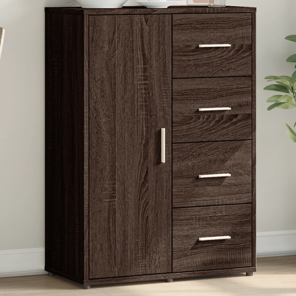 Komoda boja smeđeg hrasta 60x31x84 cm od konstruiranog drva