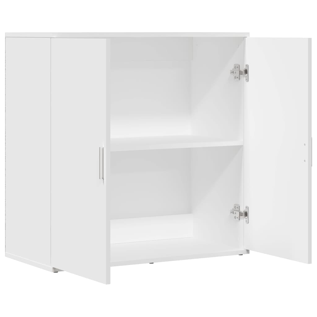 Komoda bijeli 79x38x80 cm od konstruiranog drva