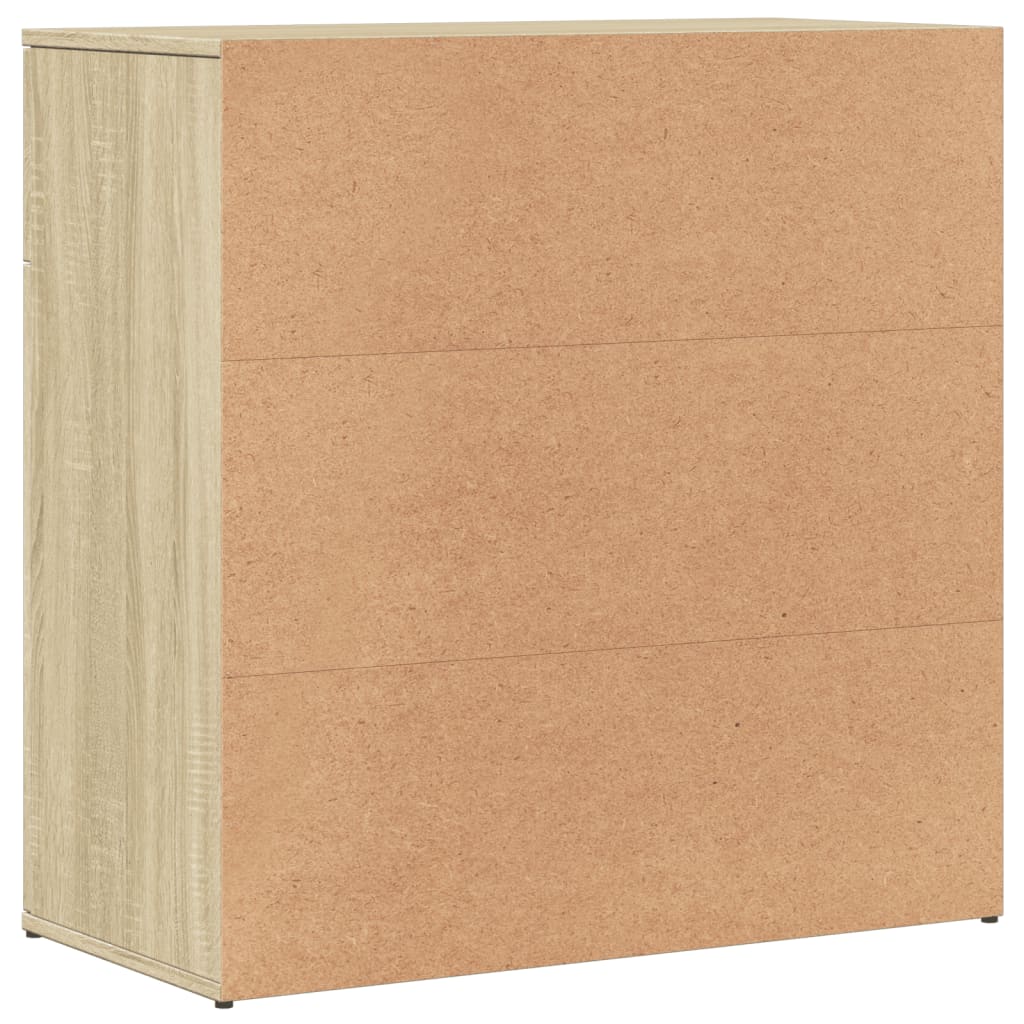 Komoda sonoma hrast 79x38x80 cm od konstruiranog drva