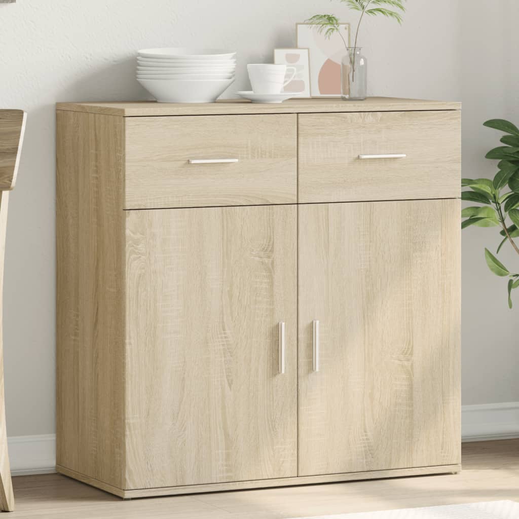 Komoda sonoma hrast 79x38x80 cm od konstruiranog drva